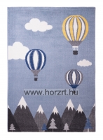 Sziluett szőnyeg Hőlégballonos Pasztellkék 200x280 cm